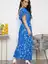 Платье Вечер свиданий (ярко-голубое) П13681-16М