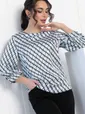 Блуза Мечта сезона (серо-голубая) Б12909-16М