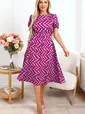 Платье Оливия (голубой/фуксия) П15934-45М