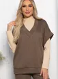 Костюм трикотажный Уютный шарм (коричневый) К14250-5М