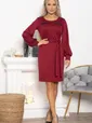 Платье Шарли (бордовое) П15012-18М