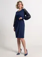 Платье Шарли (темно-синее) П15251-18М