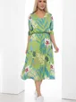 Платье "Ирени" (зеленое) П8816