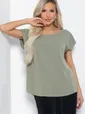 Блуза Юла (хаки) Б12443-8