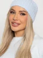 Шапка однослойная Большой город (нежно-голубая) Ш26-4М