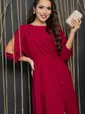 Платье Танго вдвоем (бордовое) П11824