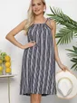 Сарафан Укрась лето! (синее/полоска) П13735-10М