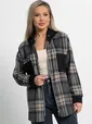 Рубашка Больше чем стиль НЬЮ (серо-бежевая) Б15125-50М