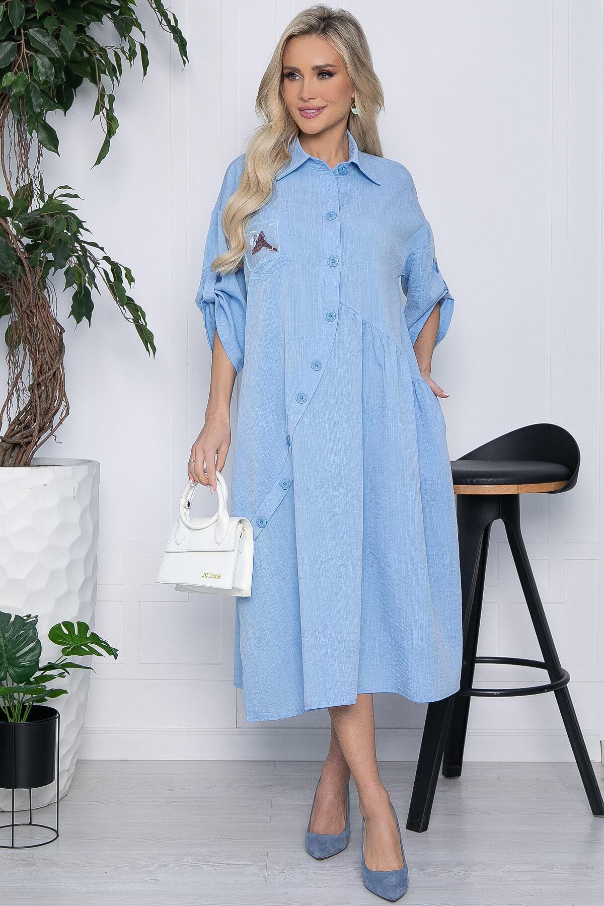 Платье Индира (голубое) П15684-5М