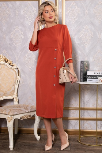 Платье Твоё настроение (оранжевое) П14813-43М