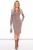 Платье "Секрет успеха" (капучино) П3085 Платье "Секрет успеха" (капучино) П3085