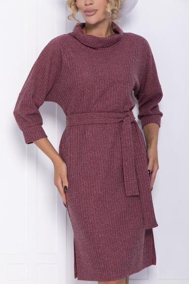Платье Никс (бордовое) П12103