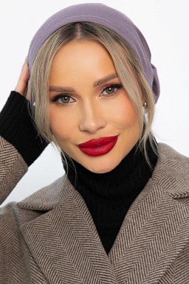 Чалма с резинкой (лиловая) ЧР1-23М