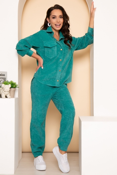 Рубашка "На пульсе моды" (малахит) Б4094