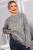 Свитер оверсайз Анита (серый) Б14759-1М Свитер оверсайз Анита (серый) Б14759-1М