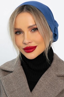 Чалма с резинкой (пепельно-синяя) ЧР3-23М