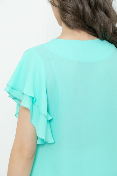 Блуза "Рия" (бирюза) Б5577