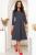 Платье "Кассандра" (темно-серое) П4337 Платье "Кассандра" (темно-серое) П4337