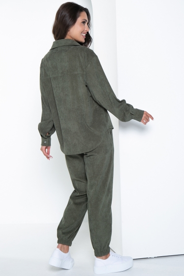 Костюм "На пульсе моды" (хаки) К2587
