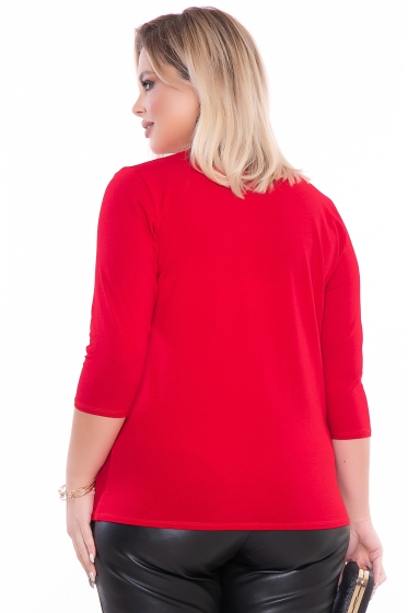 Лонгслив "Мисти" (красный) Б3265