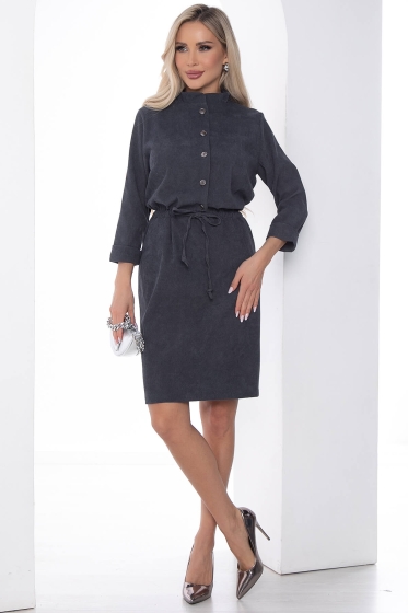 Платье Сафари (серое) П0781