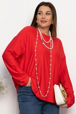 Лонгслив Элвис (красный) Б14054-25М Лонгслив Элвис (красный) Б14054-25М