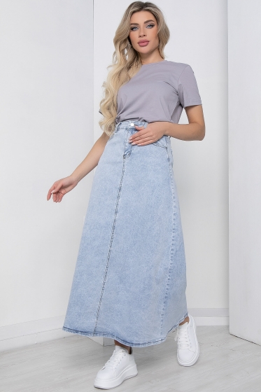 Юбка "Антэлия" (серо-голубая) Ю8699