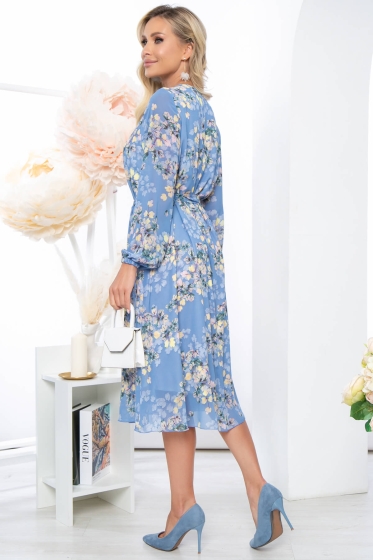 Платье "Волшебная история" (голубое) П5204