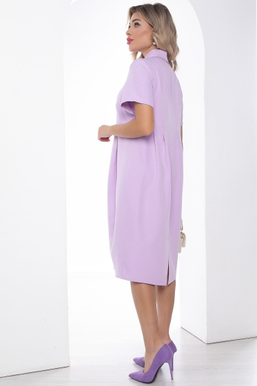 Платье "Стильный шик" (сирень) П9084