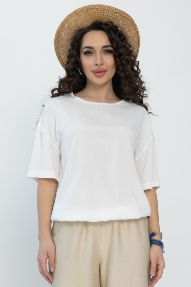 Блуза Брукс (белая) Б13530-25М