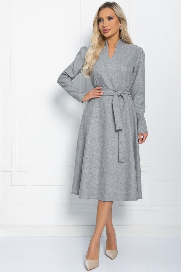 Платье Севилья (серое) П11469