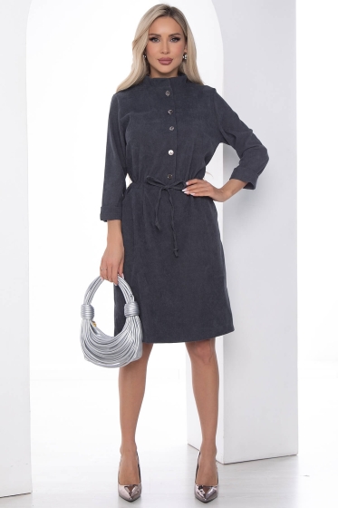 Платье Сафари (серое) П0781