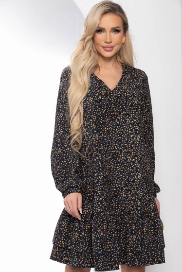 Платье "Дженнифер" (темно-синее) П8492